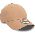 cappellino-curvo-beige-regolabile-9forty-essential-di-new-era