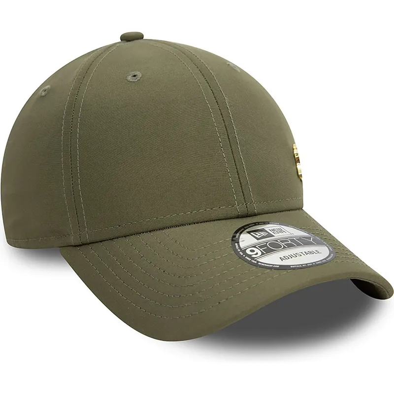 mutzen-gebogen-grun-verstellbares-band-dorado-9forty-flawless-der-new-york-yankees-mlb-von-new-era