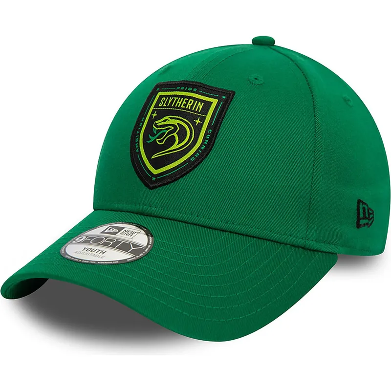 cappellino-curvo-verde-snapback-per-bambino-9forty-di-slytherin-harry-potter-di-new-era