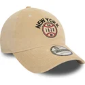 cappellino-beige-regolabile-the-empire-state-9twenty-cord-di-new-york-citta-e-spiagge-di-new-era