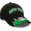 cappelli-curva-nero-cinghia-regolabile-9twenty-di-new-era
