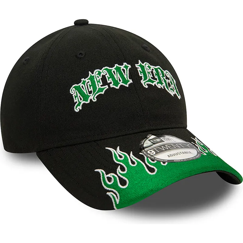 cappelli-curva-nero-cinghia-regolabile-9twenty-di-new-era