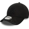 cappellino-curvo-nero-regolabile-con-logo-nero-9forty-flame-dei-new-york-yankees-mlb-di-new-era