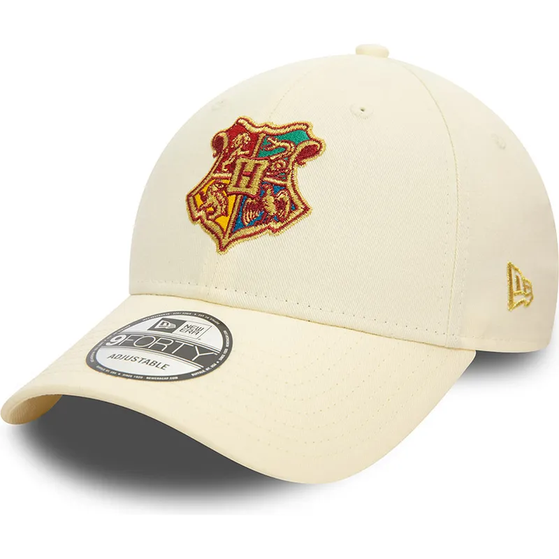 cappelli-curva-beige-cinghia-regolabile-9forty-dei-hogwarts-harry-potter-di-new-era