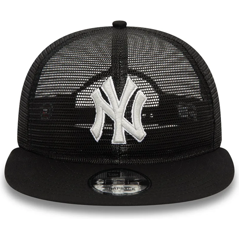 cappellino-trucker-piatto-nero-9fifty-embroidered-mesh-dei-new-york-yankees-mlb-di-new-era