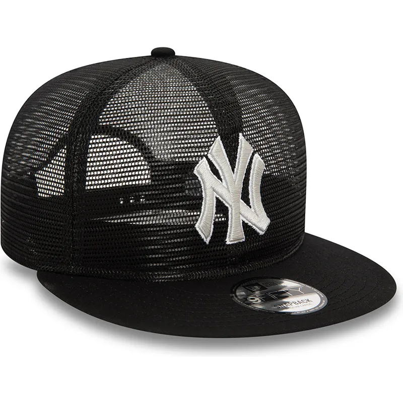 new-era-new-york-yankees-mlb-sort-9fifty-broderet-mesh-flad-trucker-kasket