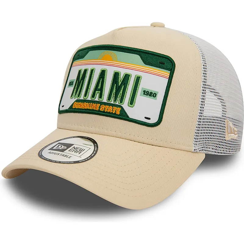 cappelli-curva-beige-snapback-a-frame-license-plate-dei-miami-ciudades-y-playas-di-new-era cappelli-curva-beige-snapback-a-frame-license-plate-dei-miami-ciudades-y-playas-di-new-era