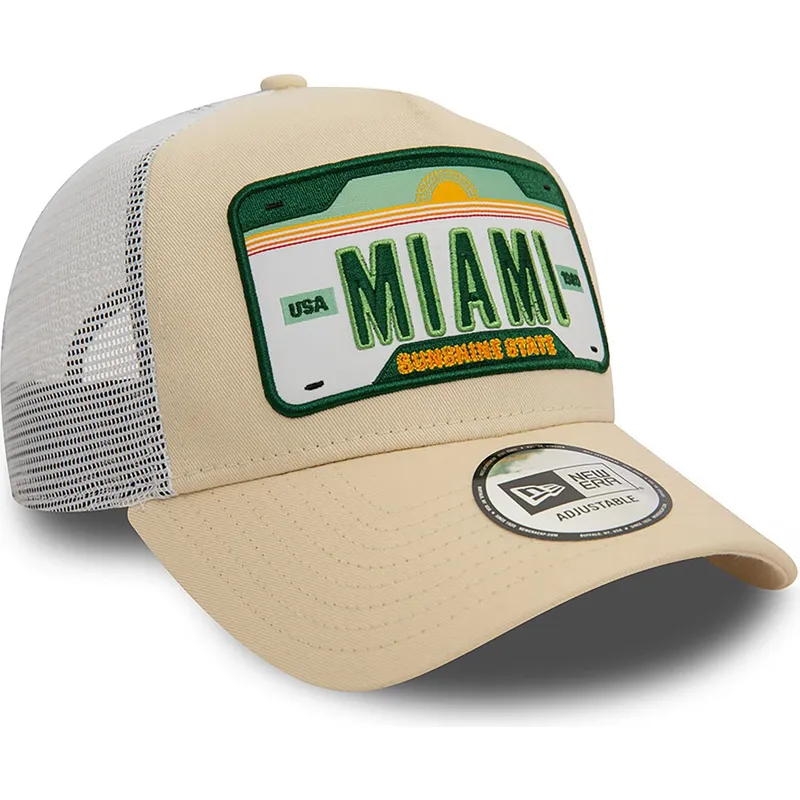 cappelli-curva-beige-snapback-a-frame-license-plate-dei-miami-ciudades-y-playas-di-new-era cappelli-curva-beige-snapback-a-frame-license-plate-dei-miami-ciudades-y-playas-di-new-era