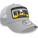 mutzen-gebogen-grau-snapback-a-frame-license-plate-der-new-york-ciudades-y-playas-von-new-era