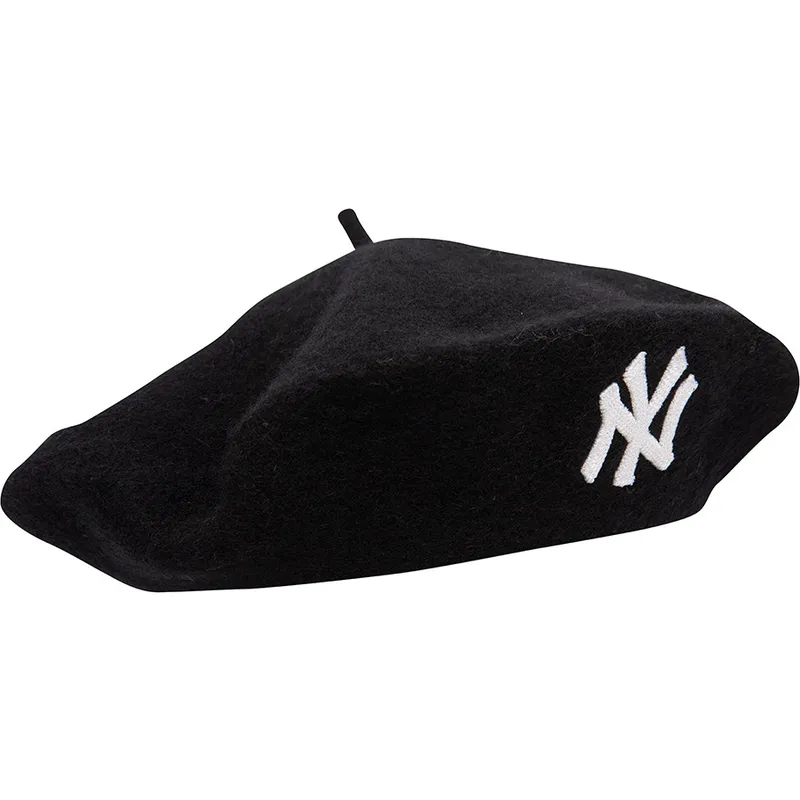 basco-nero-da-donna-wool-beret-dei-new-york-yankees-mlb-di-new-era