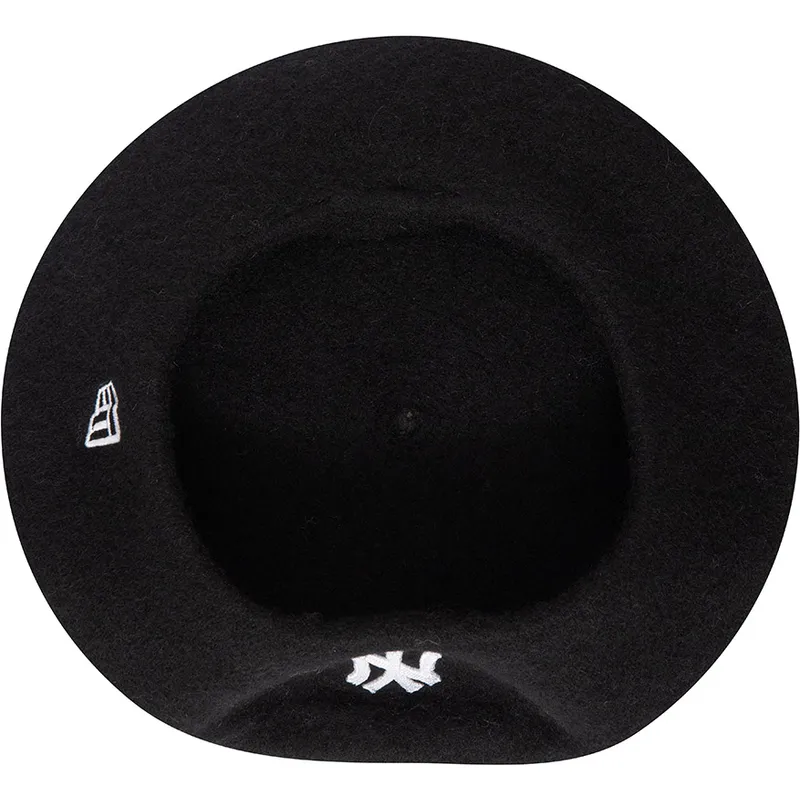 basco-nero-da-donna-wool-beret-dei-new-york-yankees-mlb-di-new-era