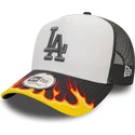 cappellino-trucker-bianco-e-grigio-a-frame-flame-dei-los-angeles-dodgers-mlb-di-new-era