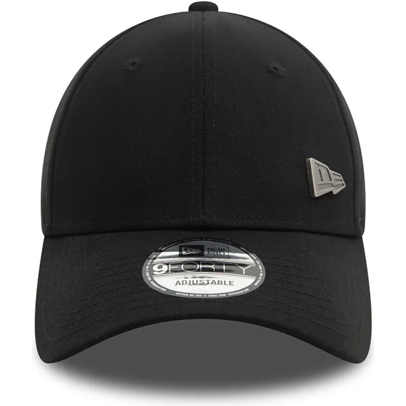 schwarze-verstellbare-curved-cap-9forty-pin-von-new-era