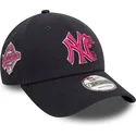 cappellino-curvo-blu-marino-regolabile-con-logo-rosa-9forty-flower-icon-dei-new-york-yankees-mlb-di-new-era