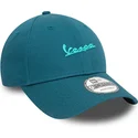 new-era-curved-brim-9forty-seasonal-vespa-piaggio-blue-adjustable-cap