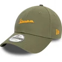 casquette-courbee-verte-ajustable-9forty-seasonal-vespa-piaggio-new-era