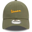 cappellino-curvo-verde-regolabile-9forty-seasonal-di-vespa-piaggio-di-new-era