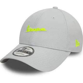 New Era Curved Brim 9FORTY Seasonal Vespa Piaggio Grey...