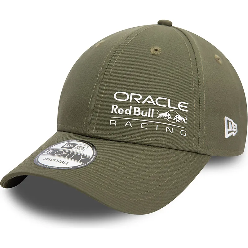 cappellino-con-visiera-curva-verde-regolabile-9forty-seasonal-di-red-bull-racing-formula-1-di-new-era