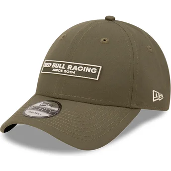 Grüne verstellbare Curved Cap 9FORTY REPREVE Wordmark von Red Bull Racing Formula 1 von New Era