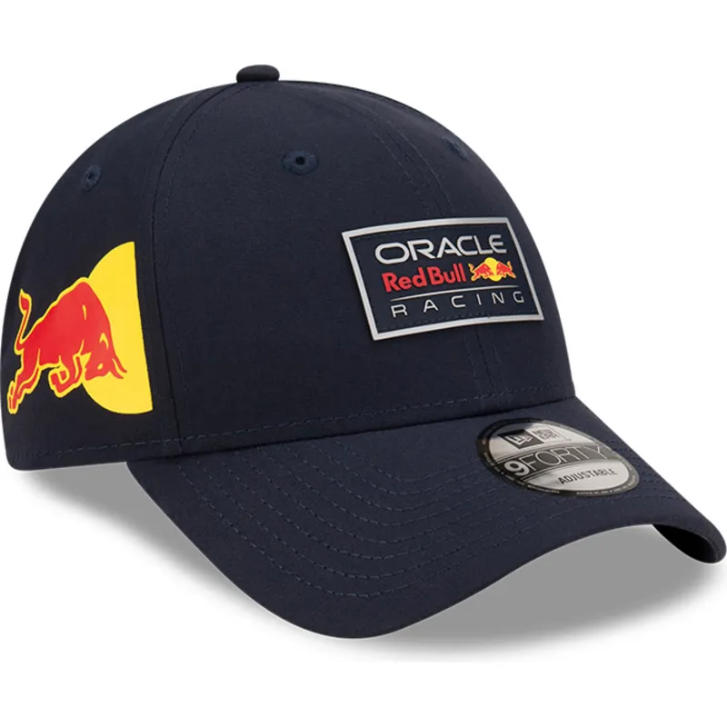 cappellino-visiera-curva-blu-marino-regolabile-9forty-repreve-graphic-di-red-bull-racing-formula-1-di-new-era