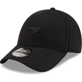 Casquette courbée noire ajustable avec logo noir 9FORTY Seasonal McLaren Racing Formula 1 New Era