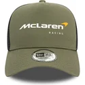 grune-und-schwarze-trucker-kappe-a-frame-seasonal-von-mclaren-racing-formula-1-von-new-era