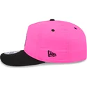 cappellino-curvo-rosa-e-nero-snapback-golfer-chrome-logo-dei-new-york-yankees-mlb-di-new-era