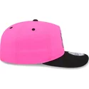 cappellino-curvo-rosa-e-nero-snapback-golfer-con-logo-cromato-dei-new-york-yankees-mlb-di-new-era