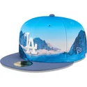 los-angeles-dodgers-mlb-59fifty-photoreal-fitted-blaue-flache-kappe-von-new-era