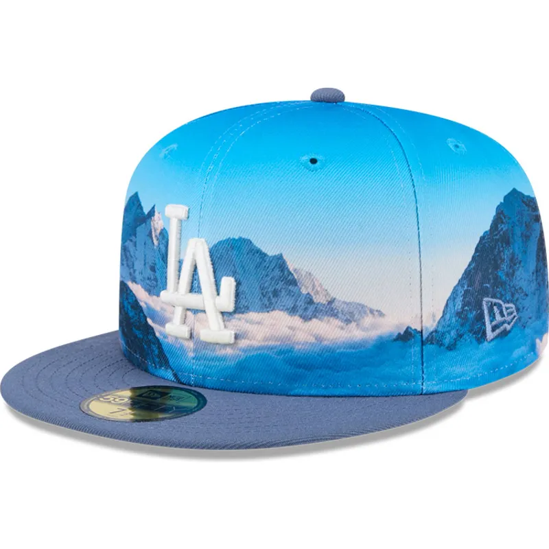 cappelli-piatta-blu-regolato-59fifty-photoreal-dei-los-angeles-dodgers-mlb-di-new-era