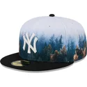cappellino-piatto-nero-aderente-59fifty-photoreal-dei-new-york-yankees-mlb-di-new-era
