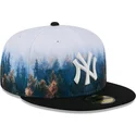 cappellino-piatto-nero-aderente-59fifty-photoreal-dei-new-york-yankees-mlb-di-new-era