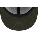 cappellino-piatto-verde-regolabile-9fifty-waxed-canvas-dei-new-york-yankees-mlb-di-new-era