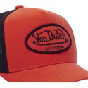 casquette-trucker-orange-blre-von-dutch