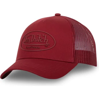 Cappello trucker rosso LOG05 di Von Dutch