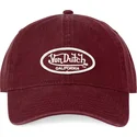 verstellbare-bordeauxrote-kappe-log-bur-von-von-dutch