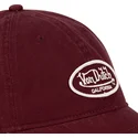 verstellbare-bordeauxrote-kappe-log-bur-von-von-dutch