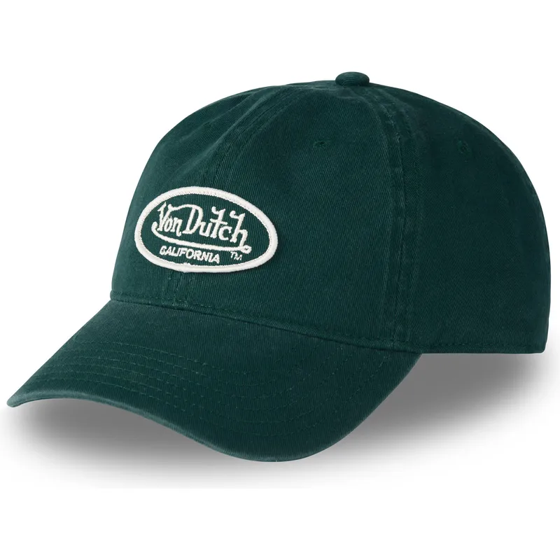 cappello-verde-regolabile-a-visiera-curva-log-for-di-von-dutch