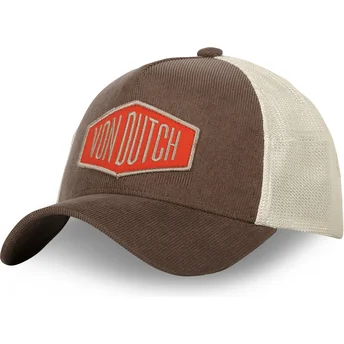 Casquette trucker marron BRO CT Von Dutch