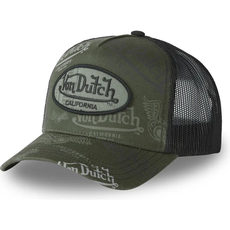 von-dutch-cafe01-gron-og-sort-trucker-kasket