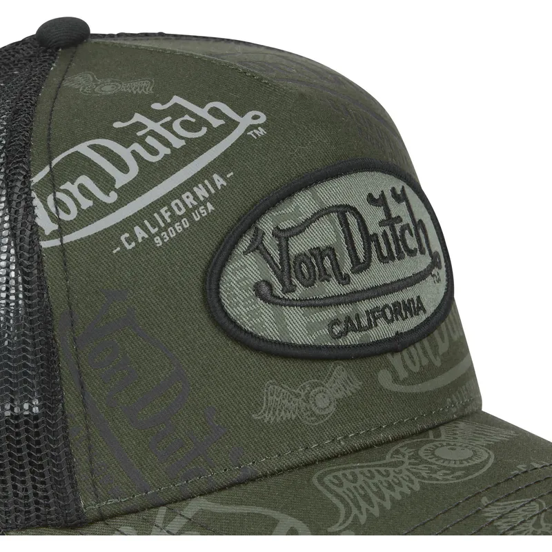 von-dutch-cafe01-gron-og-sort-trucker-kasket