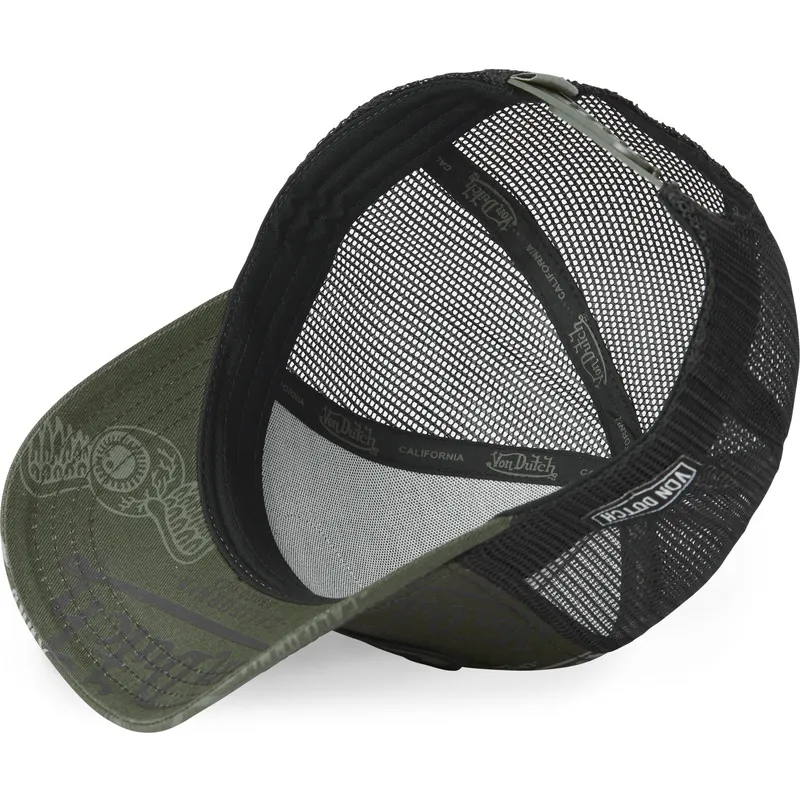 von-dutch-cafe01-gron-og-sort-trucker-kasket