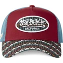 cappellino-trucker-rosso-e-blu-eth03-di-von-dutch