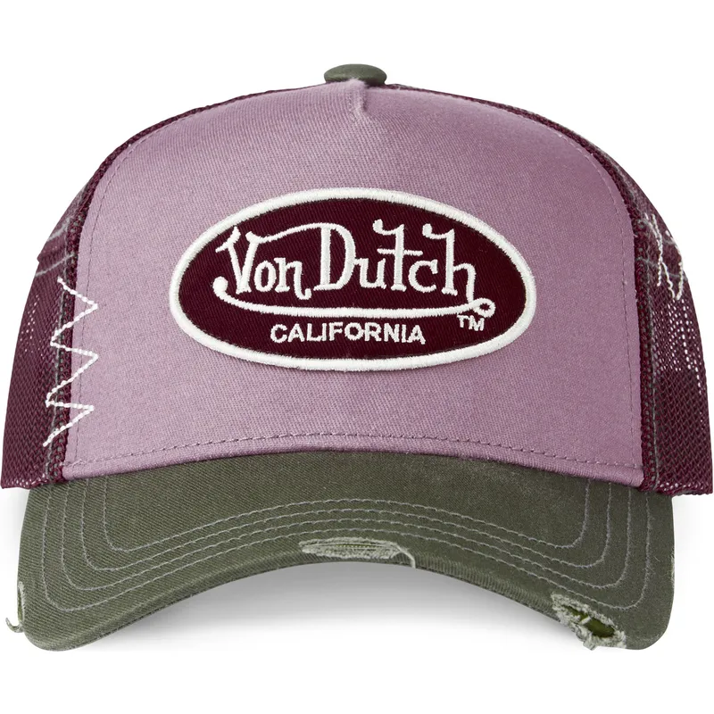 von-dutch-kabu-rosa-und-grune-trucker-mutze