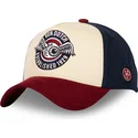 snapback-beige-blu-e-rosso-con-visiera-curva-vint02-di-von-dutch