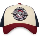cappellino-curvo-beige-blu-e-rosso-snapback-vint02-di-von-dutch