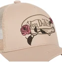 cappellino-trucker-beige-lor-di-von-dutch