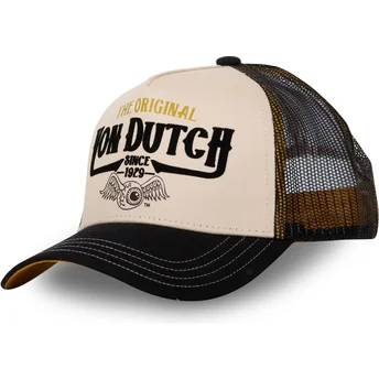 Beige og sort trucker-kasket THE fra Von Dutch
