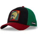 gorra-trucker-nera-verde-e-rossa-marvin-il-marziano-loo10-mar-looney-tunes-di-capslab